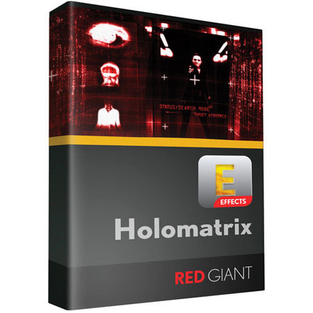 Red Giant Holomatrix, Video Editing Plug, Mac, Windows
