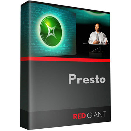 Red Giant Red Presto Software