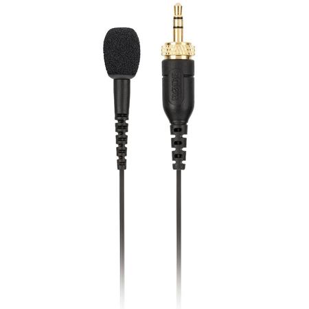Rode RODELink LAV Professional-Grade Wearable Omni-Directional Miniature Lavalier Microphone with 3.5mm TRS Locking Connector for Wide Range of Applications