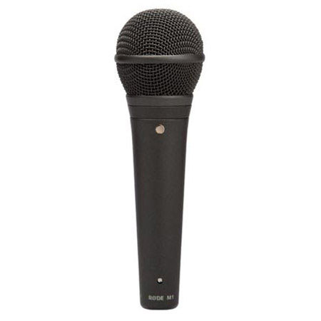 Rode M1 Live Performance Dynamic Microphone, Low Handling Noise, Gold Plated XLR Connectors