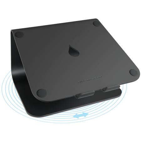 Rain Design mStand 360 Laptop Stand with Swivel Base, Black