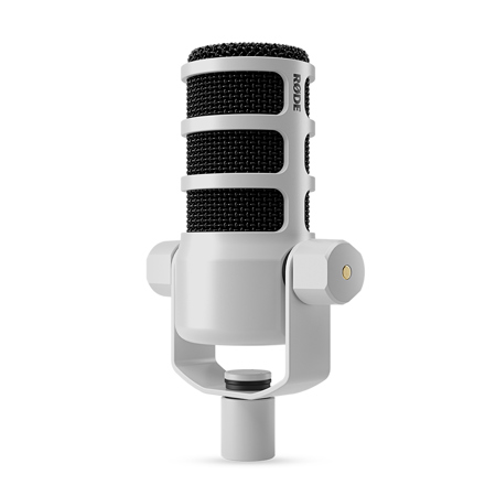 USED Rode PodMic Dynamic Podcasting Microphone White