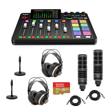 Mini Audio Mixer Broadcast Podcast 4 Channels Volume Control Powerful Power  Adapter/Charging Bank Dual Use Mini Mixer