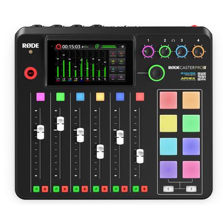 Rode RODECaster Pro II Integrated Audio Production Studio Console