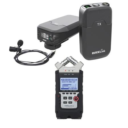 Rode Microphones RODELink Digital Wireless System W/Zoom H4n Pro Handy Recorder