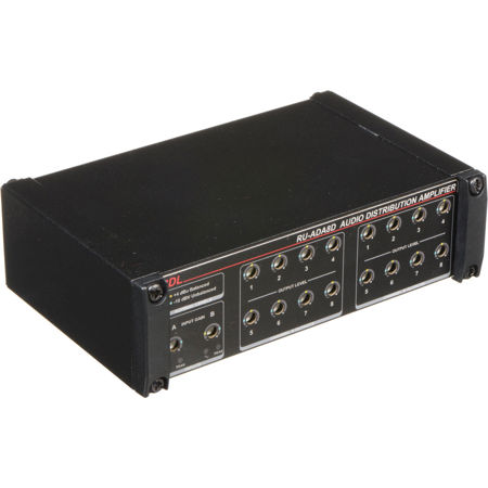 RDL RU-ADA8D Audio Distribution Amplifier, Balanced/Unbalanced - 2x8, 1x16