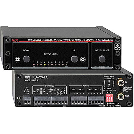 RDL RU-VCA2A 2-Channel Digitally Controlled Attenuator