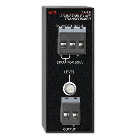RDL TX-1A Adjustable Balanced to Unbalanced Line Transformer