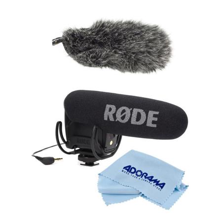 Rode Microphones VideoMic Pro R Cardioid Condenser Mic w/DeadCat Fur Wind Shield