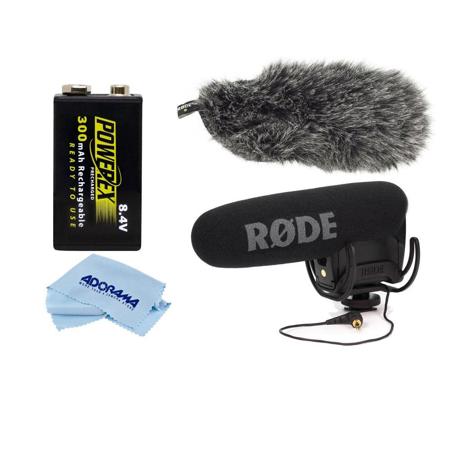 Rode Microphones VideoMic Pro R Cardioid Condenser Mic With Accessory Bundle