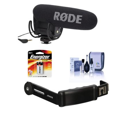  Rode VideoMic Camera-Mount Shotgun Microphone with Rycote Lyre  Shock Mounting, Black : Musical Instruments