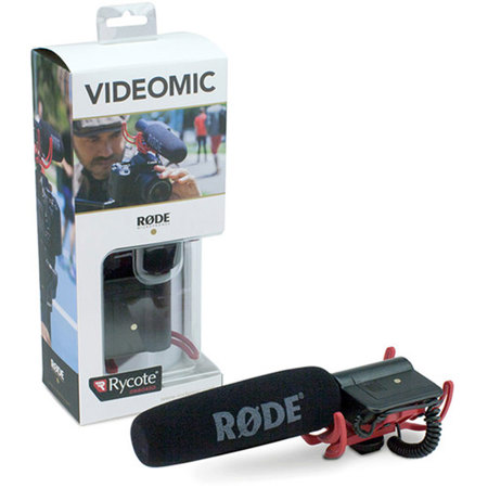 Rode VideoMic with Rycote Lyre Suspension System VIDEOMIC-R - Adorama