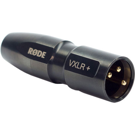 Rode VXLR+ Minijack to XLR Adapter with Power Convertor for VideoMic, VideoMicro, VideoMic Pro+ and VideoMic GO Microphones