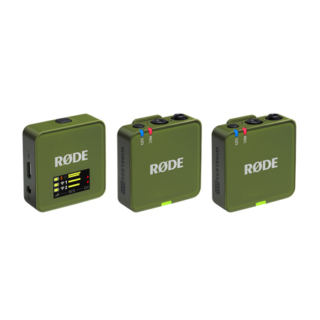 Rode Wireless GO GEN 3 Compact Microphone System, Moss