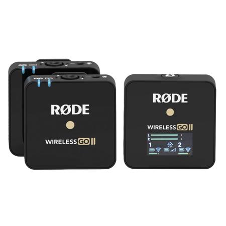 Rode Wireless GO II Compact Mic System with 2x Tx, 1x Rx