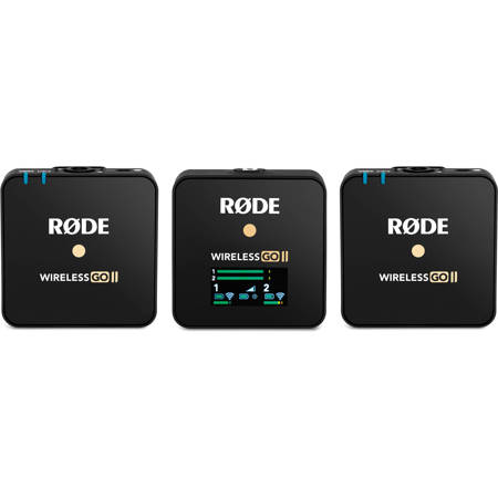 Rode Wireless GO II Compact Microphone System with 2x Tx & 1x Rx