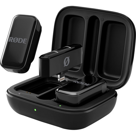 Rode Wireless Micro Ultra-Compact 2-Person Wireless Mic System for Smartphones Black Lightning Connector