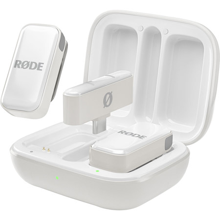 Rode Wireless Micro Ultra-Compact 2-Person Wireless Mic System for Smartphones White USB-C Connector