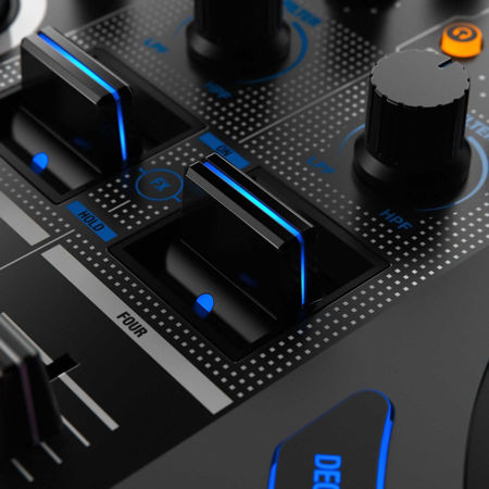 Reloop Mixon 8 Pro 4-Channel Professional Hybrid DJ Controller AMS