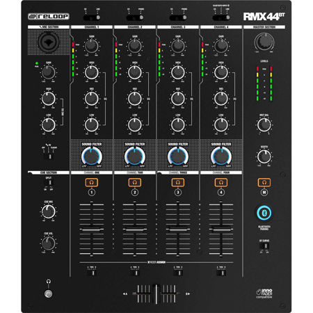 Reloop RMX-44BT 4-Channel Bluetooth DJ Club Mixer