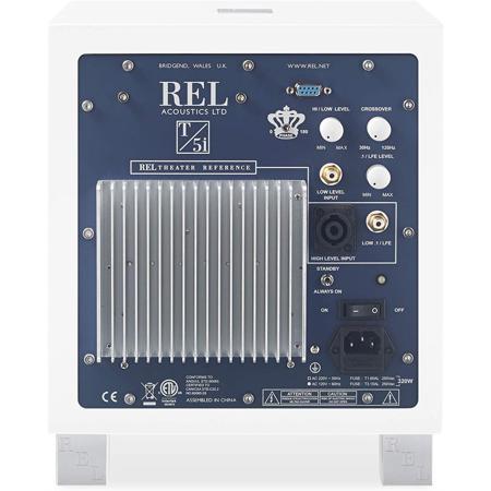 Rel Acoustics T/5i 8" 125 Watt Home Subwoofer, White