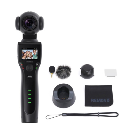 REMOVU K1 3-Axis Handheld Gimbal with 4K Camera - With REMOVU K1 Accessory Kit
