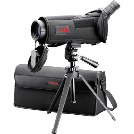 Redfield 20-60x80 Rampage Angled Spotting Scope Kit, Waterproof, Black
