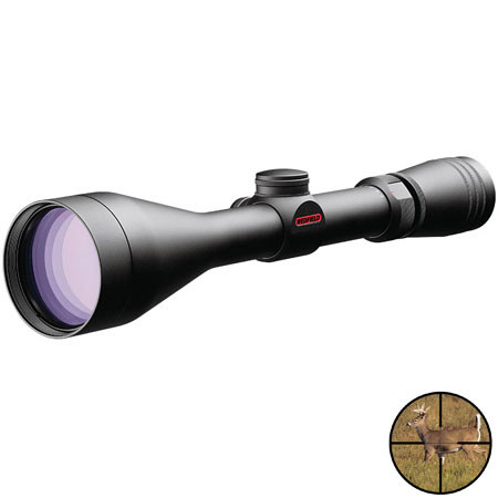 Redfield Revolution 3-9x50mm Riflescope, 4-Plex Reticle, Matte Black