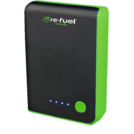 Re-Fuel The Adventurer 10400mAh Dual USB Rechargeable Power Bank, Black