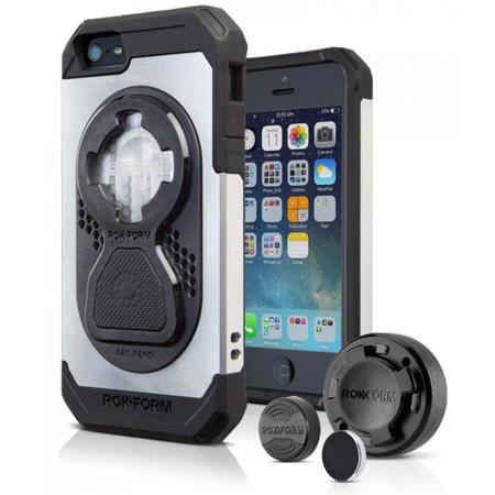 Rokform Fuzion + RMS Aluminum iPhone Case for iPhone 5/5s/SE, Clear