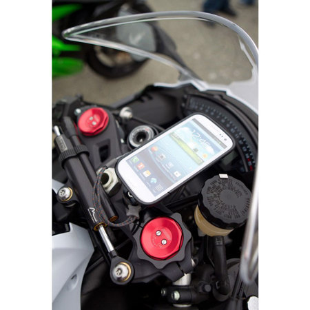 Rokform Motorcycle Fork Clamp Phone Mount (50mm) with Universal Adapter