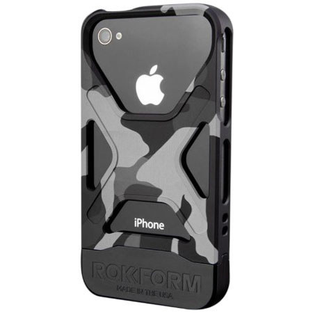 Rokform RokBed Fuzion Cover for iPhone 4/4S, Night Camo