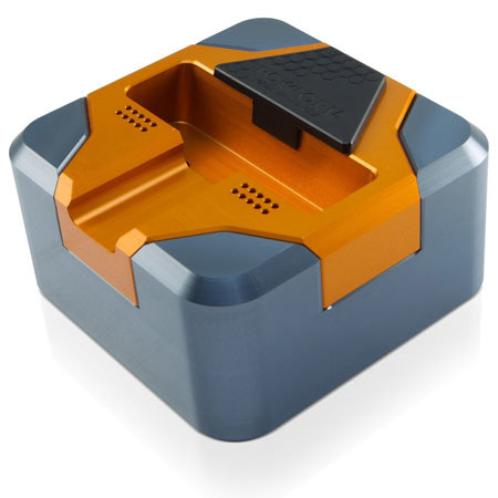 Rokform RokDock Stand for iPhone 5, Gunmetal/Orange