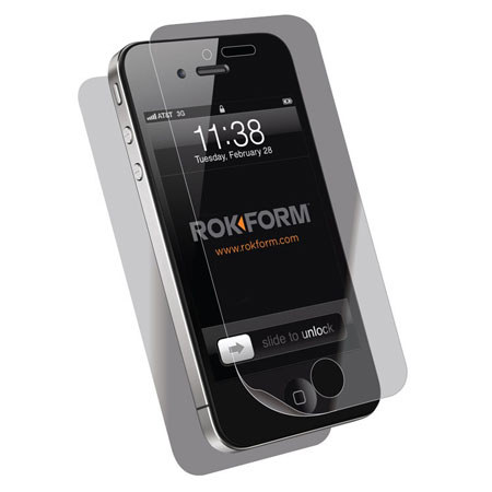 Rokform RokGard Screen Protector for iPhone 4/4S, Dual Pack, Clear