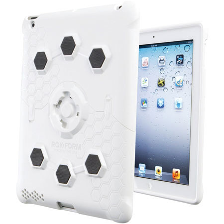 Rokform RokLock V3 Mountable Protective Case for iPad 2/3/4, White
