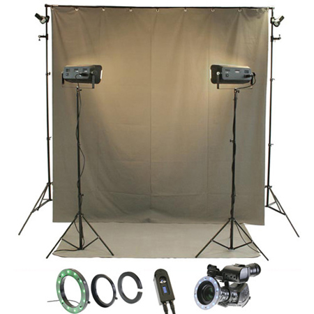 Reflecmedia 8x8' Wideshot All in One Bundle with Medium Dual LiteRing