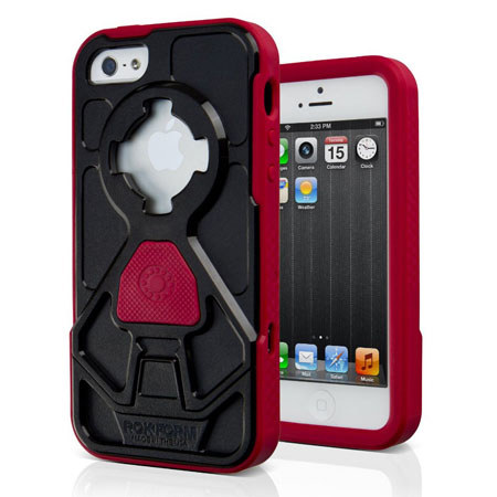 Rokform RokShield v3 iPhone 5 Case, Black/Maroon