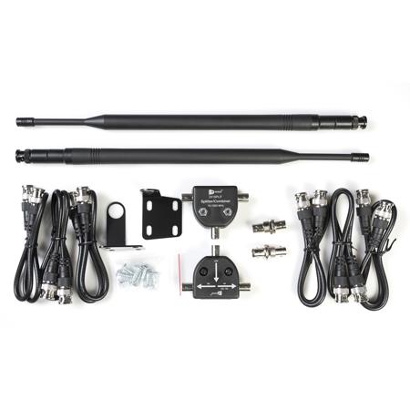 RF Venue 2-Channel Remote Antenna Kit for Wireless Microphones, 500-570MHz