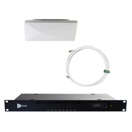 RF Venue COMBINE8 8-Channel Antenna Signal Combiner w/CP Architectural Antenna