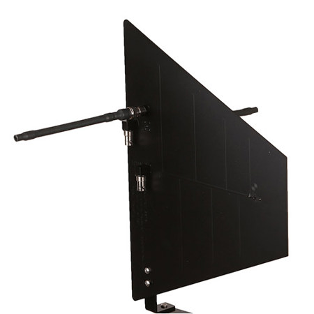 RF Venue Polarization Diversity Fin Antenna, Black