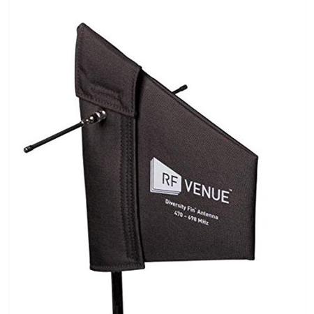 RF Venue Padded Canvas Cover for Diversity Fin Antenna, Black