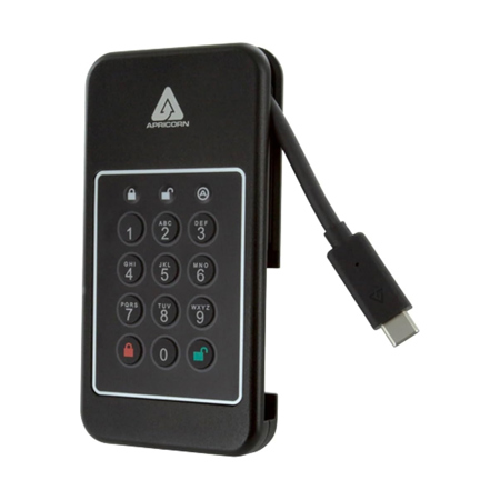 Apricorn Aegis NVX 500GB USB 3.2 Gen 2 Portable Hard Drive