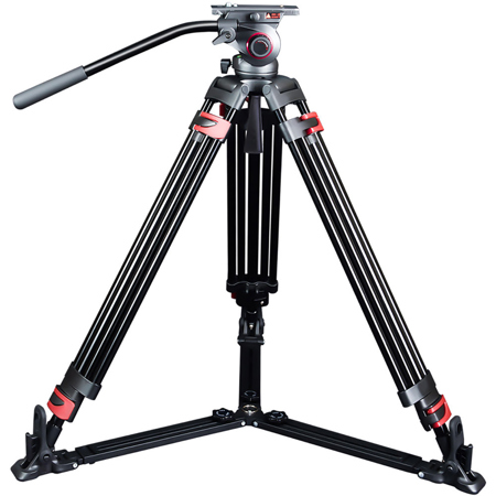 Adorama miliboo MTT609A 3-Sec Pro Aluminum Video Tripod w/MYT803 Fluid Head & GS