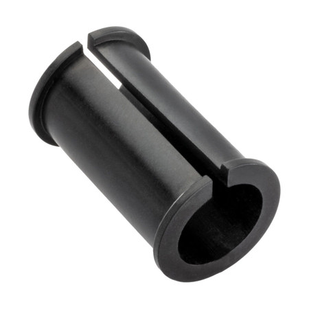 Auray Rubber Spacer Sleeve for XLR Shotgun Microphones on Camcorders, Black
