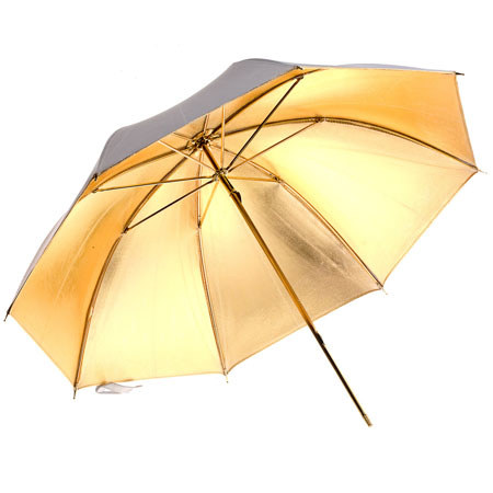 Adorama 40" Umbrella - Gold / White, (Gold Inside / White Outside)