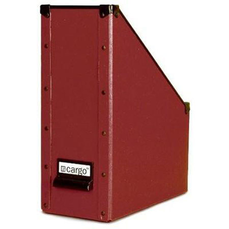 Cargo Magazine File, Size 10" L x 4.75" W x 12.25" H, Color: Red Spice.
