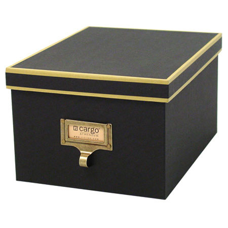 Cargo Atheneum Collection Photo/DVD/Supply Box, Black