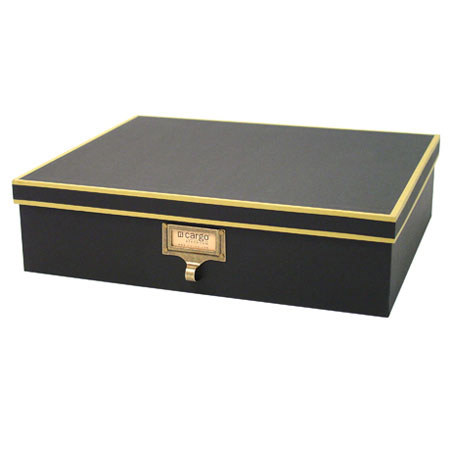 Cargo Atheneum Collection Document Box, Black