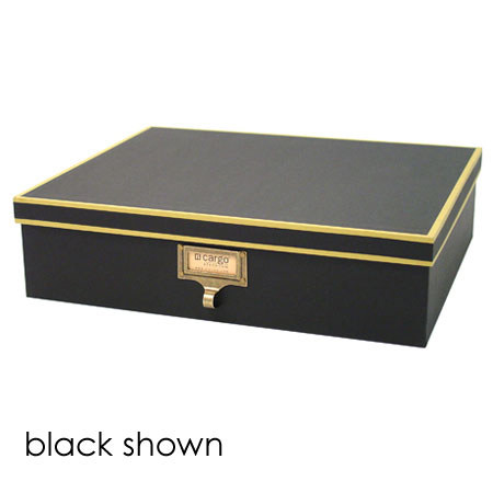 Cargo Atheneum Collection Document Box, Brown