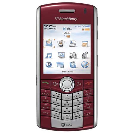RIM BlackBerry Pearl 8110 Locked Smartphone with QWERTY Keyboard for AT&T, GSM Technology, Red